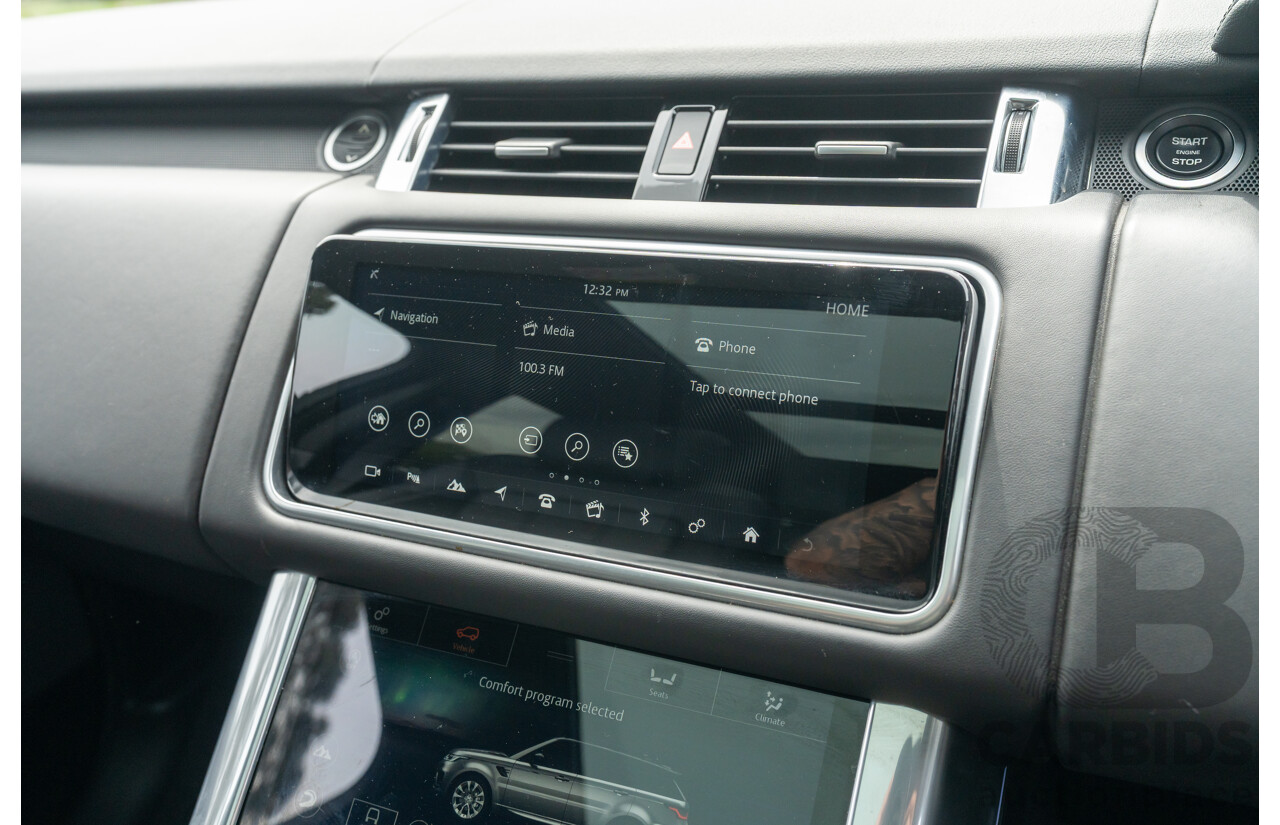 08/2019 Land Rover Range Rover Sport HSE Dynamic V8 SC (AWD) LW MY19.5 4d Wagon Ultimate Black Supercharged V8 5.0L