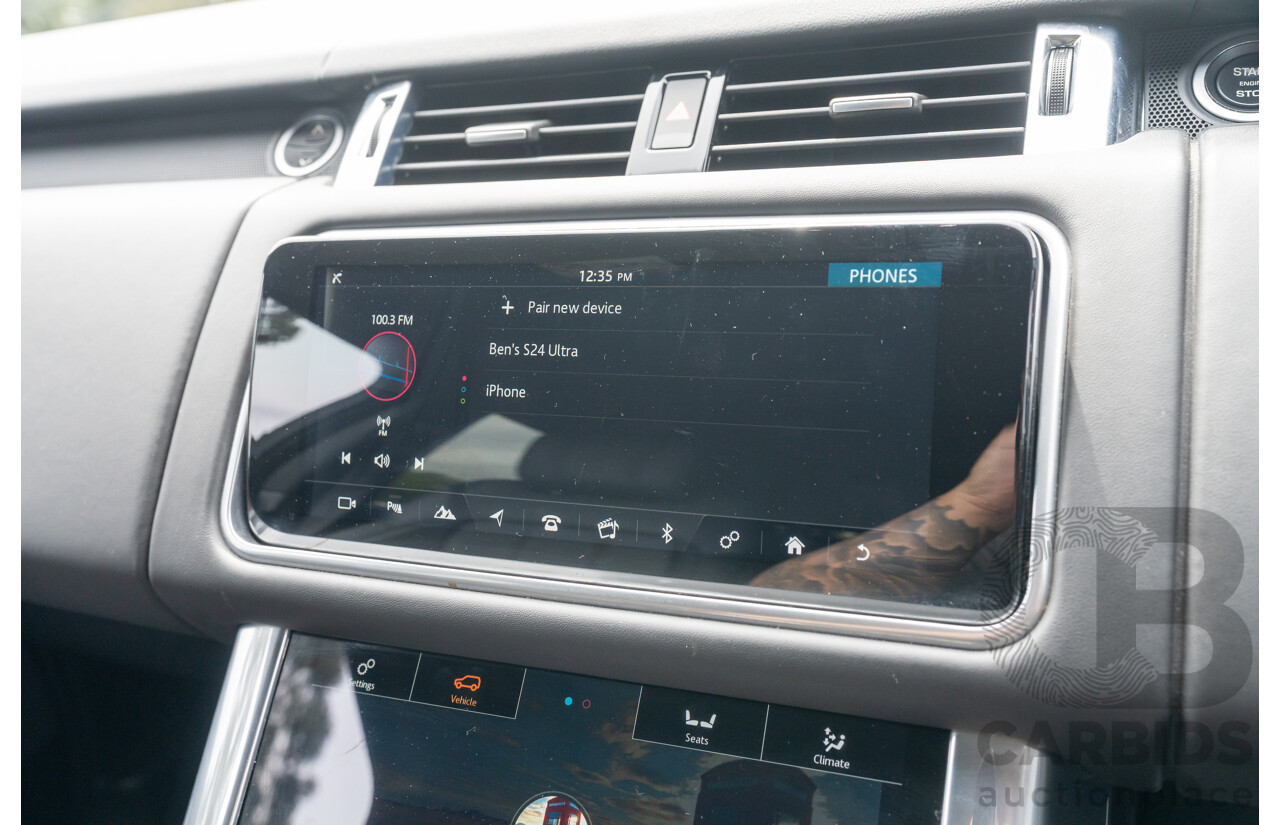 08/2019 Land Rover Range Rover Sport HSE Dynamic V8 SC (AWD) LW MY19.5 4d Wagon Ultimate Black Supercharged V8 5.0L