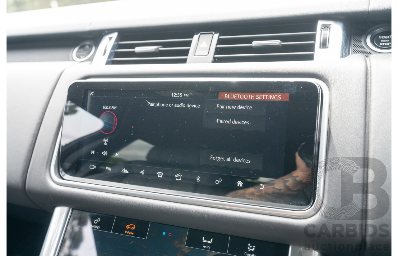 08/2019 Land Rover Range Rover Sport HSE Dynamic V8 SC (AWD) LW MY19.5 4d Wagon Ultimate Black Supercharged V8 5.0L