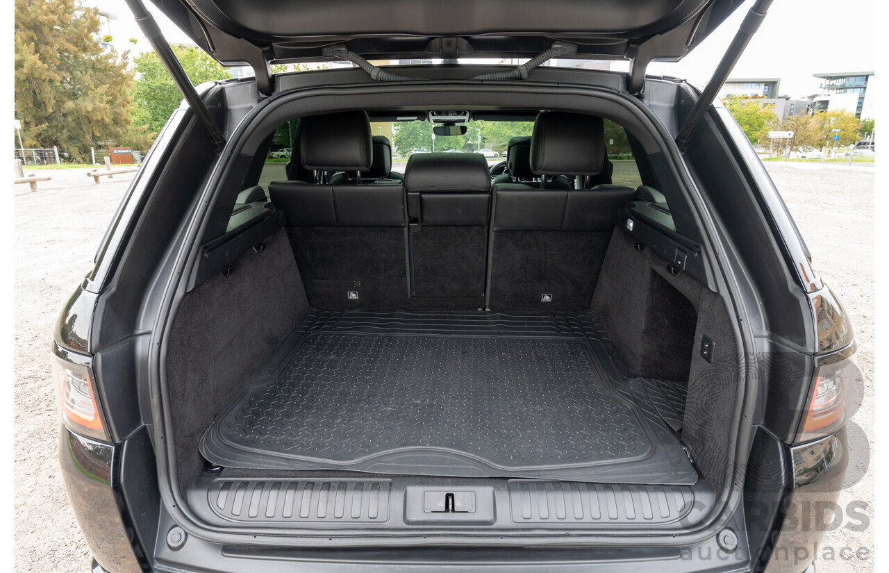 08/2019 Land Rover Range Rover Sport HSE Dynamic V8 SC (AWD) LW MY19.5 4d Wagon Ultimate Black Supercharged V8 5.0L