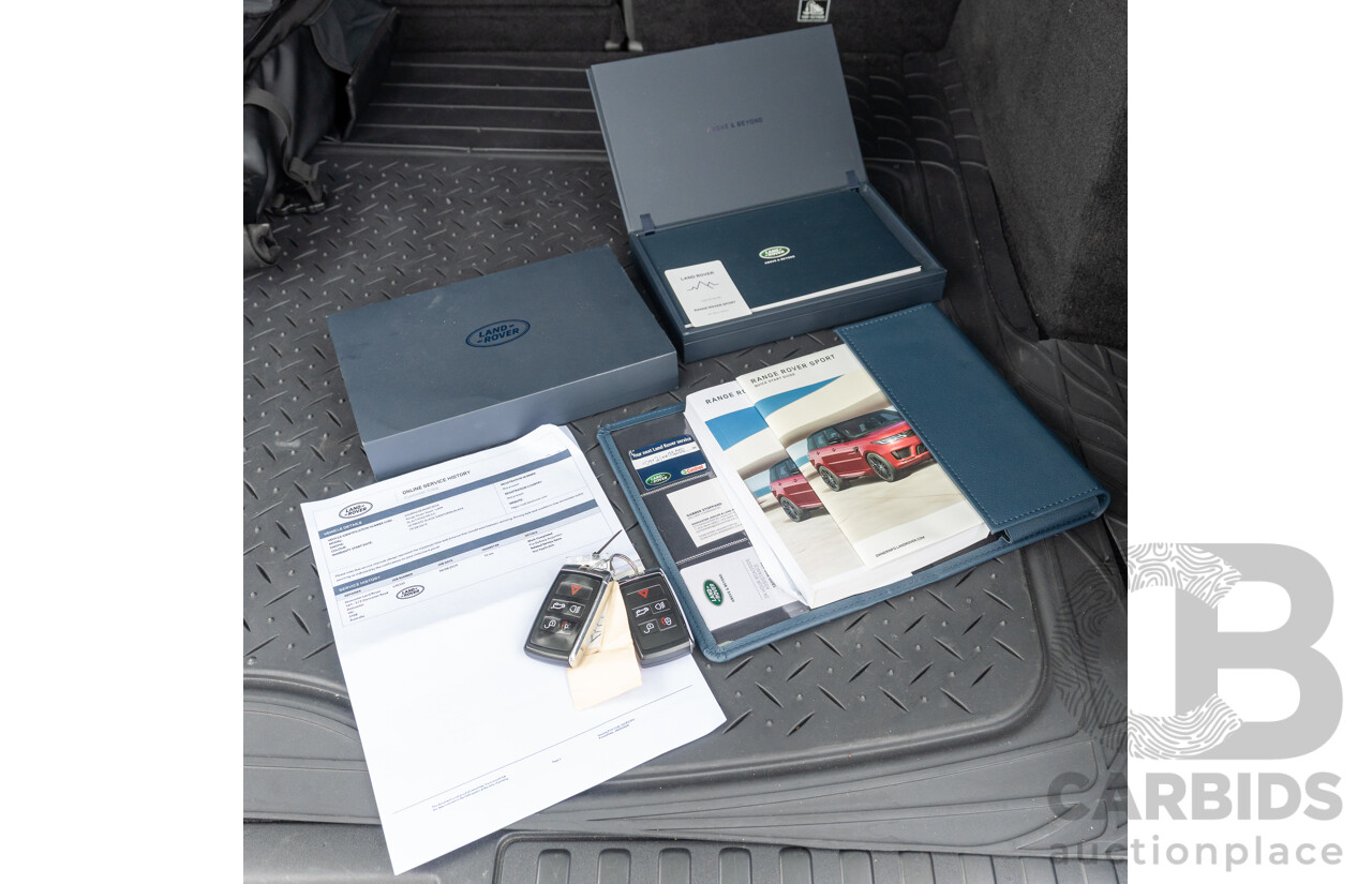 08/2019 Land Rover Range Rover Sport HSE Dynamic V8 SC (AWD) LW MY19.5 4d Wagon Ultimate Black Supercharged V8 5.0L