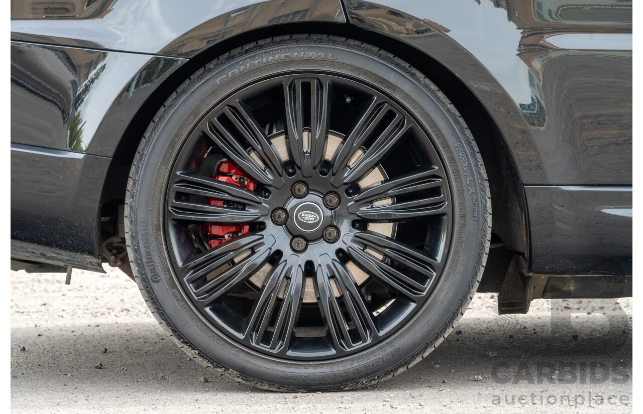 08/2019 Land Rover Range Rover Sport HSE Dynamic V8 SC (AWD) LW MY19.5 4d Wagon Ultimate Black Supercharged V8 5.0L