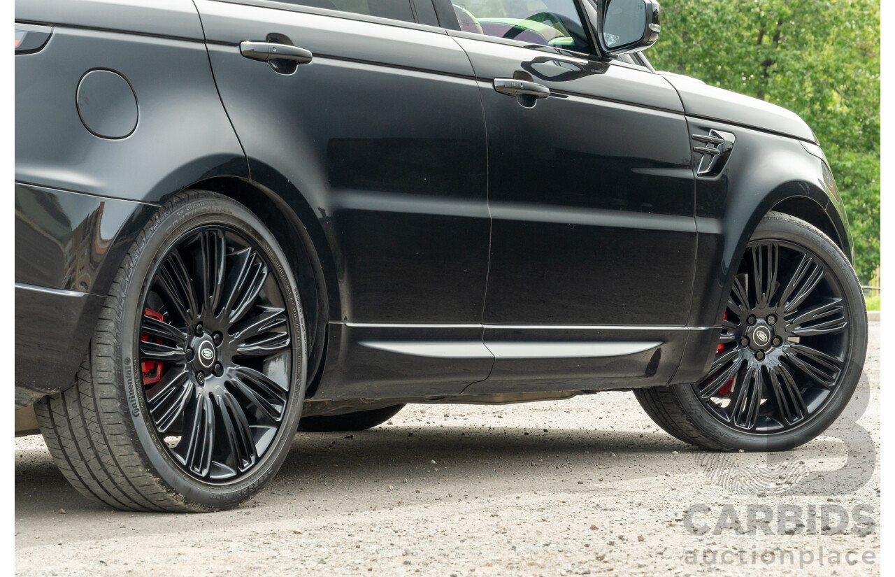 08/2019 Land Rover Range Rover Sport HSE Dynamic V8 SC (AWD) LW MY19.5 4d Wagon Ultimate Black Supercharged V8 5.0L
