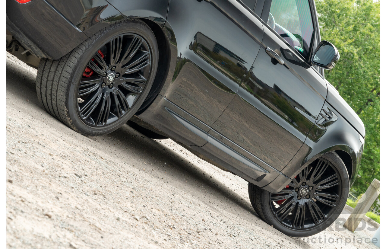 08/2019 Land Rover Range Rover Sport HSE Dynamic V8 SC (AWD) LW MY19.5 4d Wagon Ultimate Black Supercharged V8 5.0L