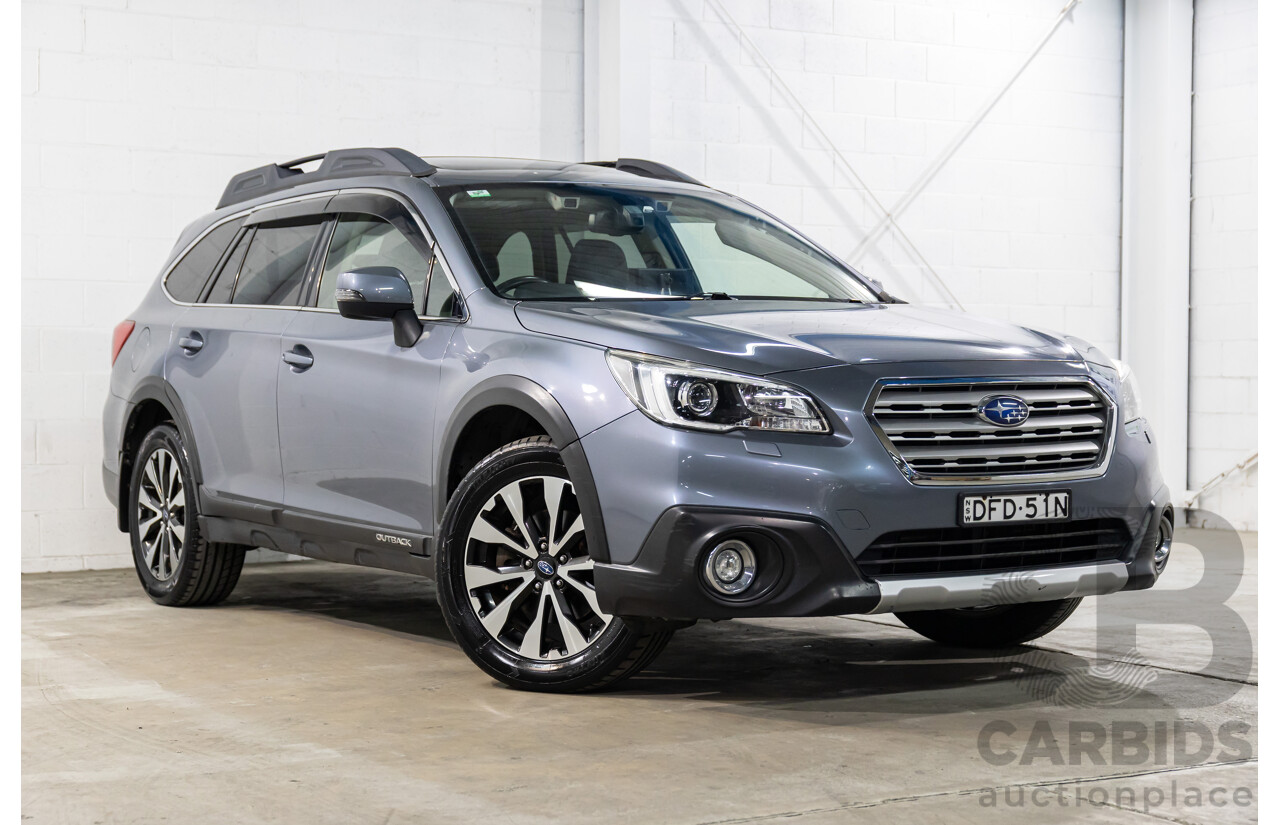 04/2016 Subaru Outback 2.0D Premium (AWD) MY16 4d Wagon Carbide Grey Metallic Turbo Diesel 2.0L