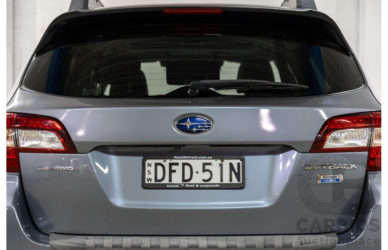04/2016 Subaru Outback 2.0D Premium (AWD) MY16 4d Wagon Carbide Grey Metallic Turbo Diesel 2.0L
