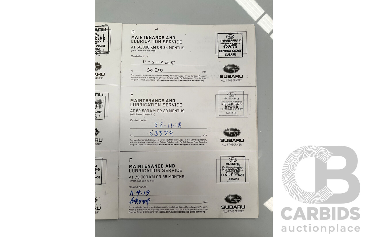 04/2016 Subaru Outback 2.0D Premium (AWD) MY16 4d Wagon Carbide Grey Metallic Turbo Diesel 2.0L