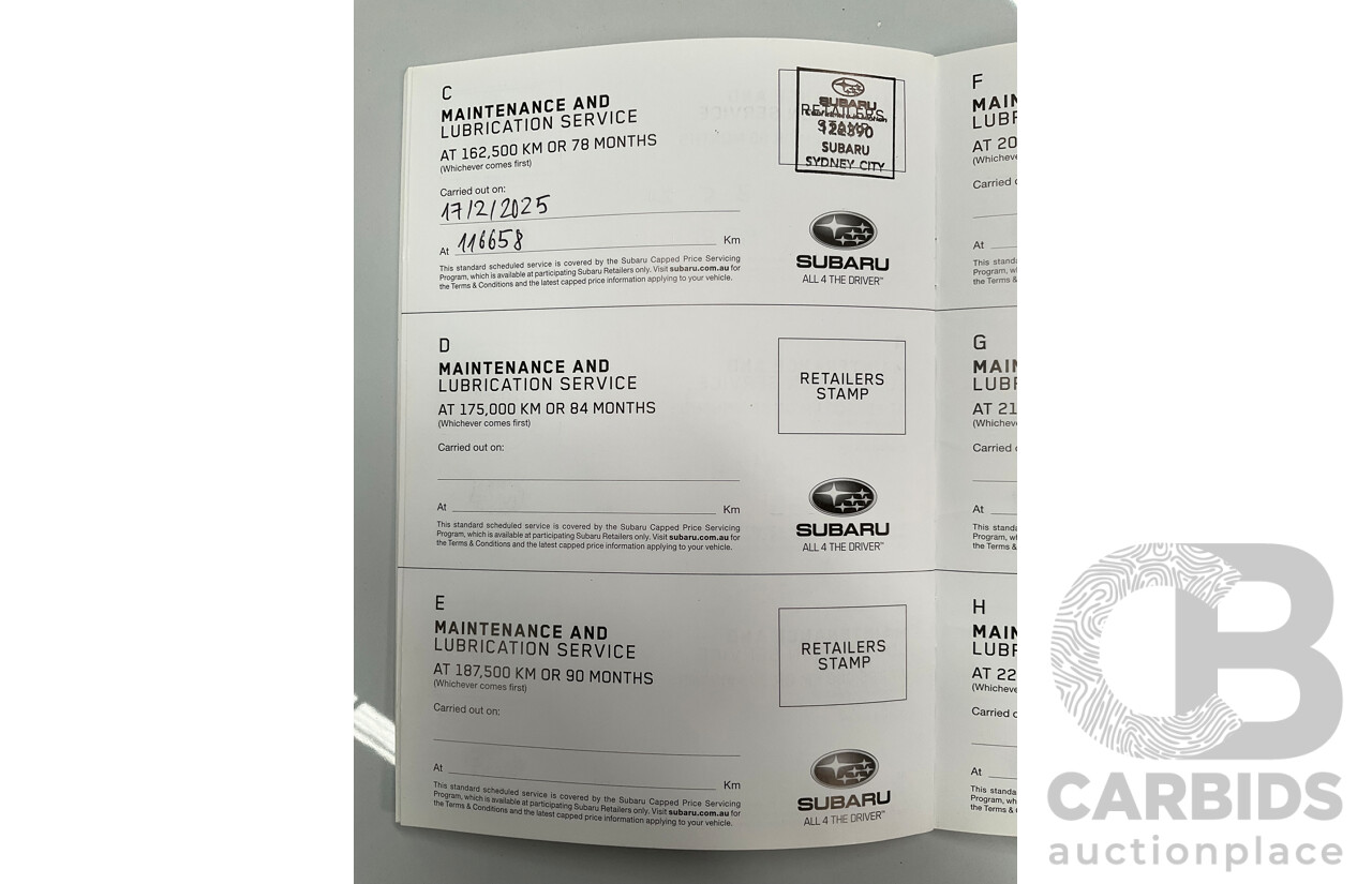 04/2016 Subaru Outback 2.0D Premium (AWD) MY16 4d Wagon Carbide Grey Metallic Turbo Diesel 2.0L