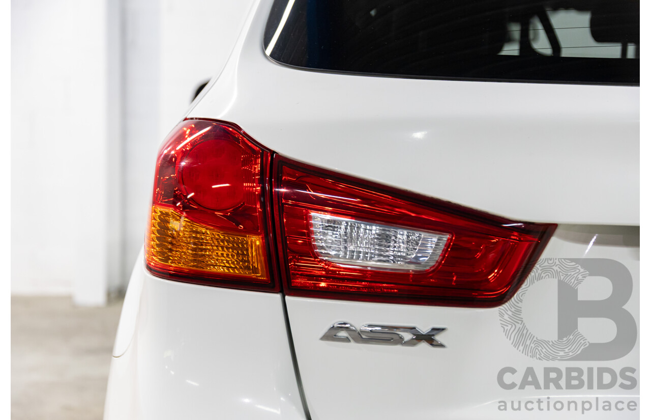 12/2014 Mitsubishi ASX XLS (AWD) XB MY15 4d Wagon Silky White Pearl Turbo Diesel 2.3L