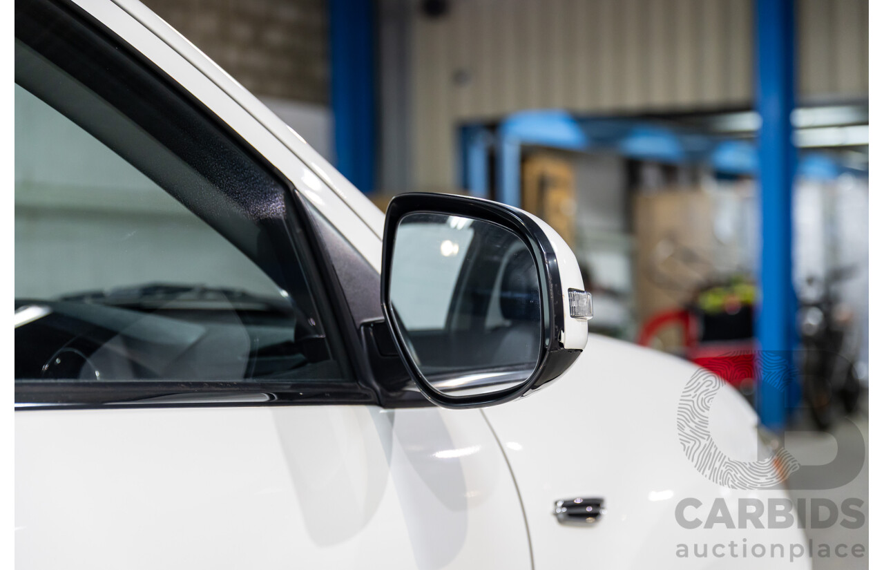 12/2014 Mitsubishi ASX XLS (AWD) XB MY15 4d Wagon Silky White Pearl Turbo Diesel 2.3L