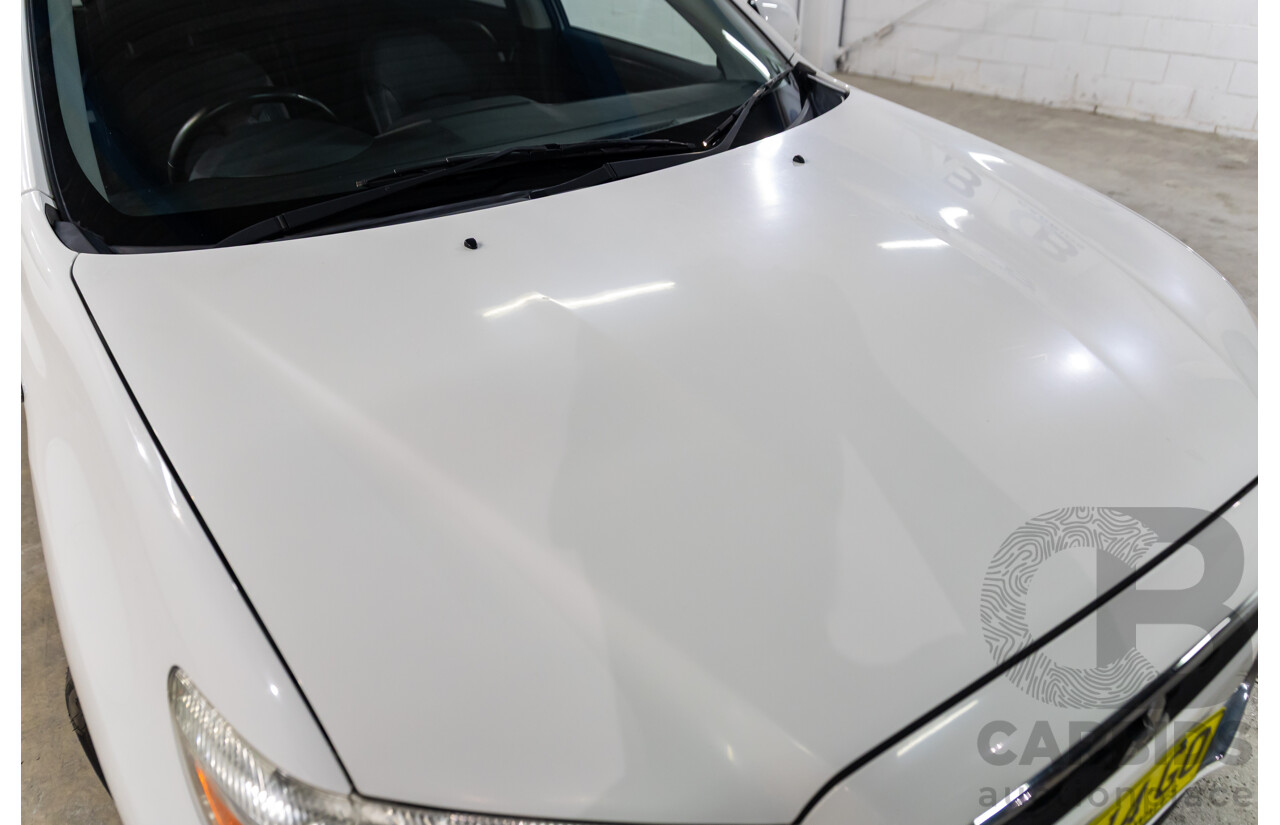 12/2014 Mitsubishi ASX XLS (AWD) XB MY15 4d Wagon Silky White Pearl Turbo Diesel 2.3L
