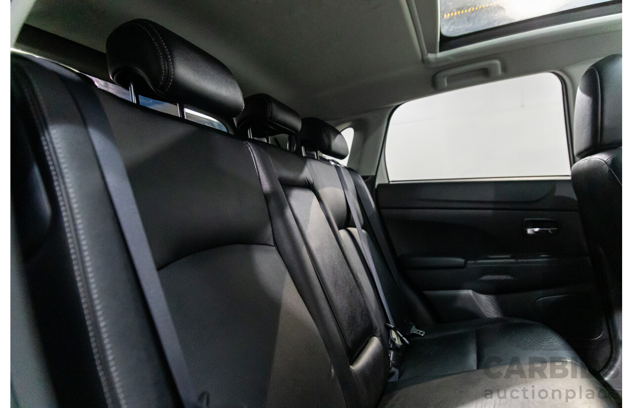 12/2014 Mitsubishi ASX XLS (AWD) XB MY15 4d Wagon Silky White Pearl Turbo Diesel 2.3L