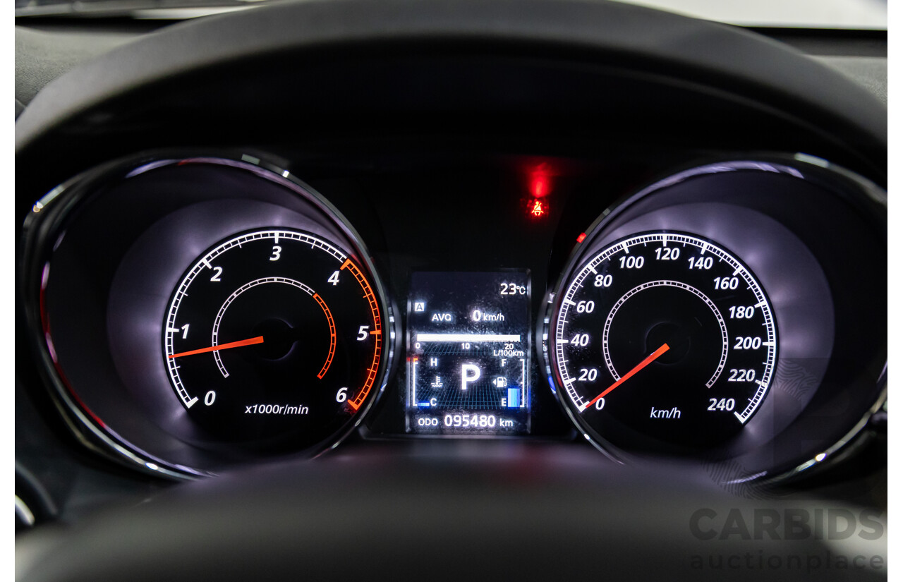 12/2014 Mitsubishi ASX XLS (AWD) XB MY15 4d Wagon Silky White Pearl Turbo Diesel 2.3L