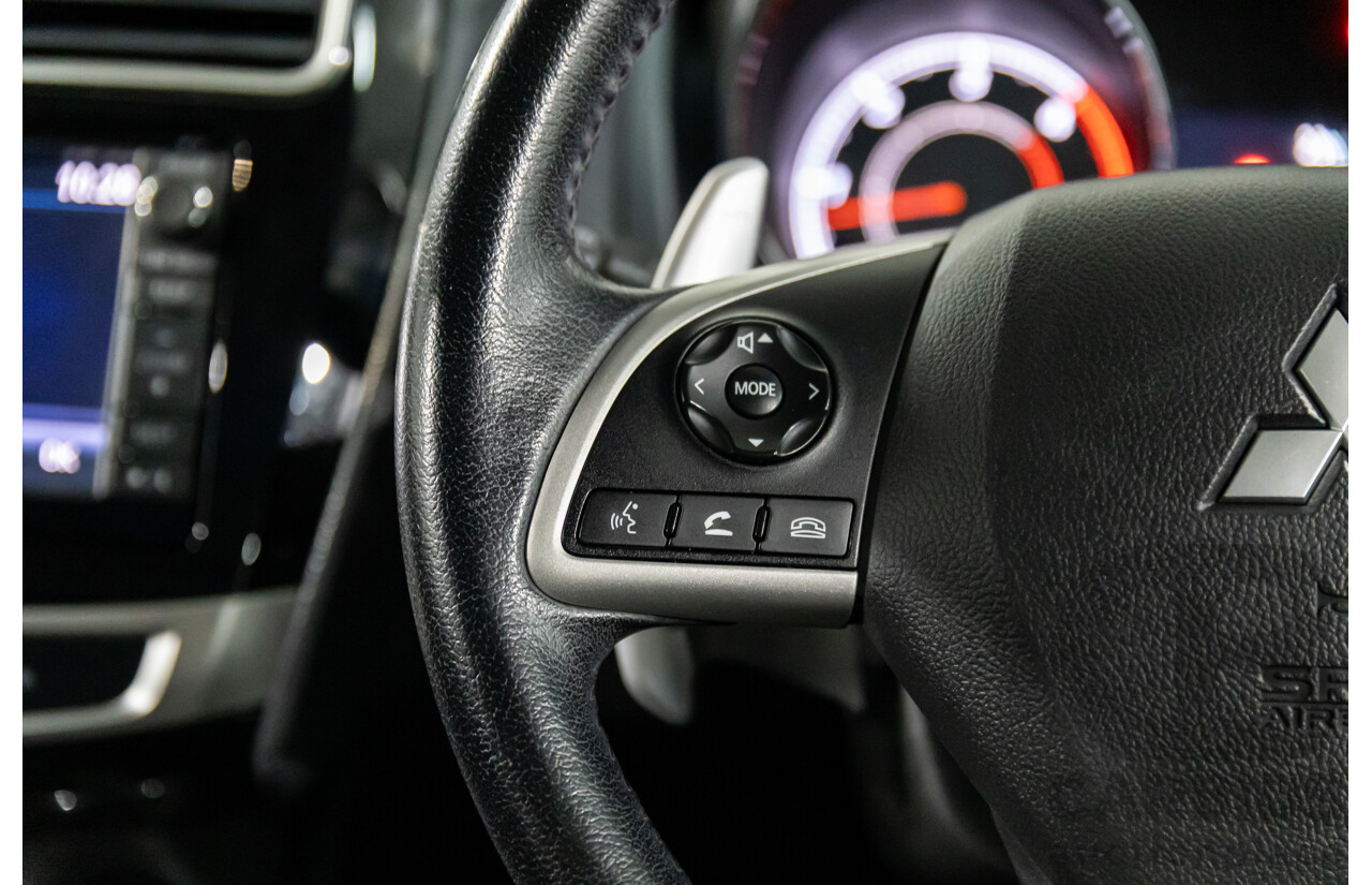 12/2014 Mitsubishi ASX XLS (AWD) XB MY15 4d Wagon Silky White Pearl Turbo Diesel 2.3L