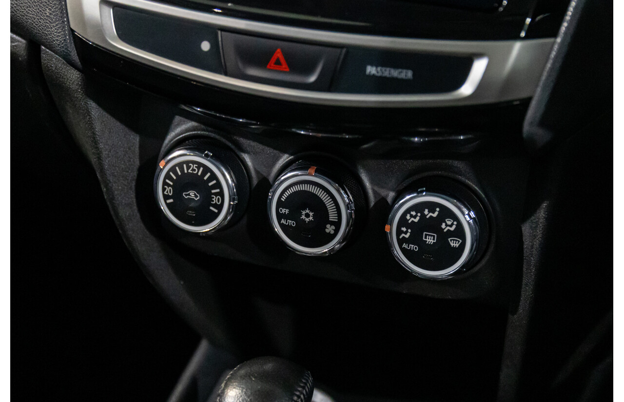 12/2014 Mitsubishi ASX XLS (AWD) XB MY15 4d Wagon Silky White Pearl Turbo Diesel 2.3L