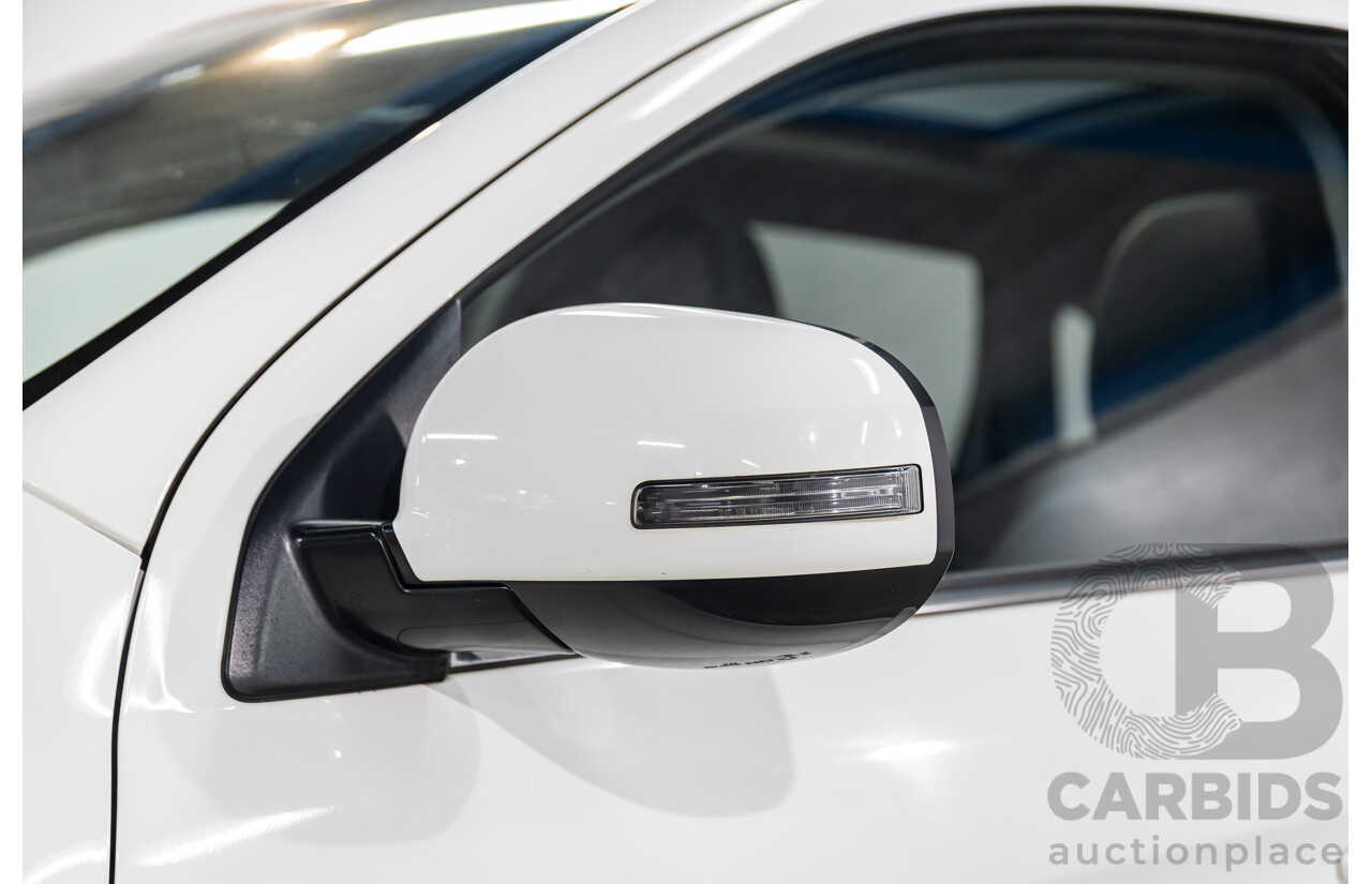 12/2014 Mitsubishi ASX XLS (AWD) XB MY15 4d Wagon Silky White Pearl Turbo Diesel 2.3L
