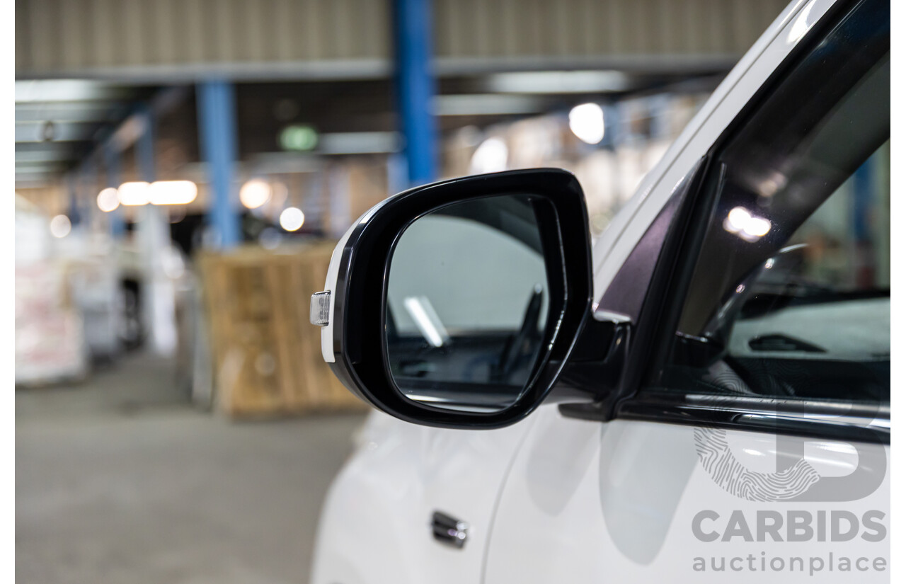 12/2014 Mitsubishi ASX XLS (AWD) XB MY15 4d Wagon Silky White Pearl Turbo Diesel 2.3L