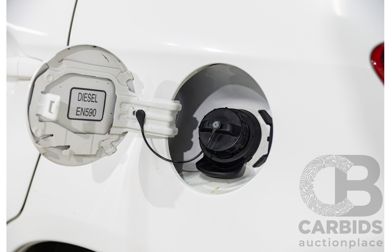 12/2014 Mitsubishi ASX XLS (AWD) XB MY15 4d Wagon Silky White Pearl Turbo Diesel 2.3L