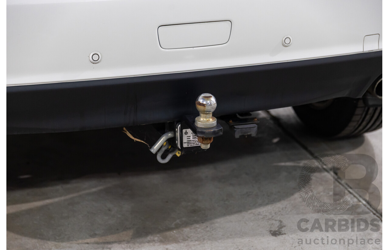 12/2014 Mitsubishi ASX XLS (AWD) XB MY15 4d Wagon Silky White Pearl Turbo Diesel 2.3L