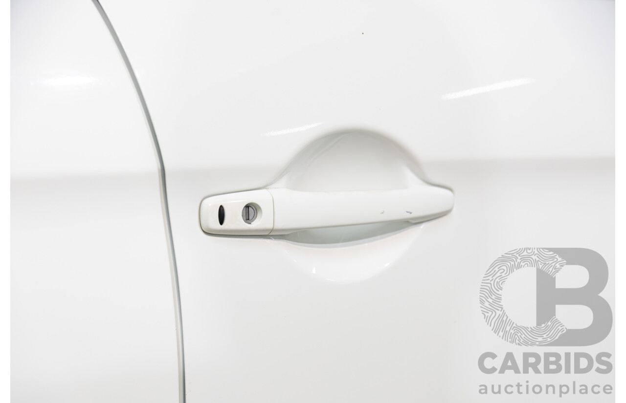 12/2014 Mitsubishi ASX XLS (AWD) XB MY15 4d Wagon Silky White Pearl Turbo Diesel 2.3L