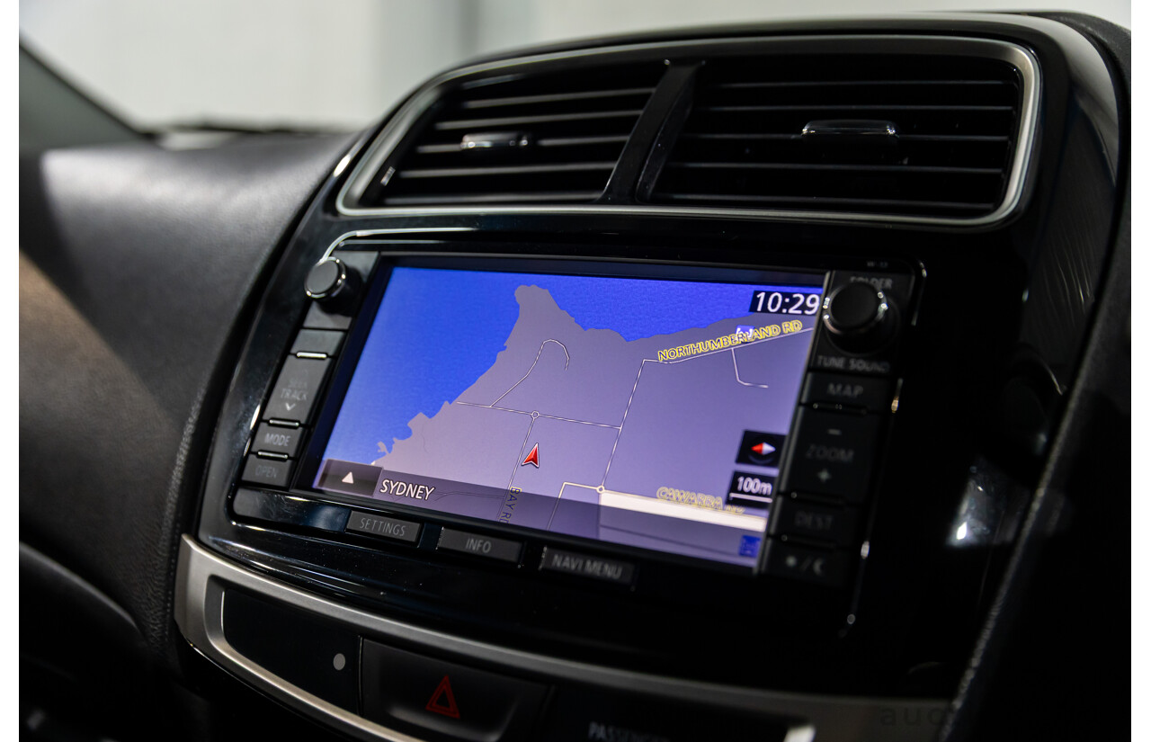 12/2014 Mitsubishi ASX XLS (AWD) XB MY15 4d Wagon Silky White Pearl Turbo Diesel 2.3L