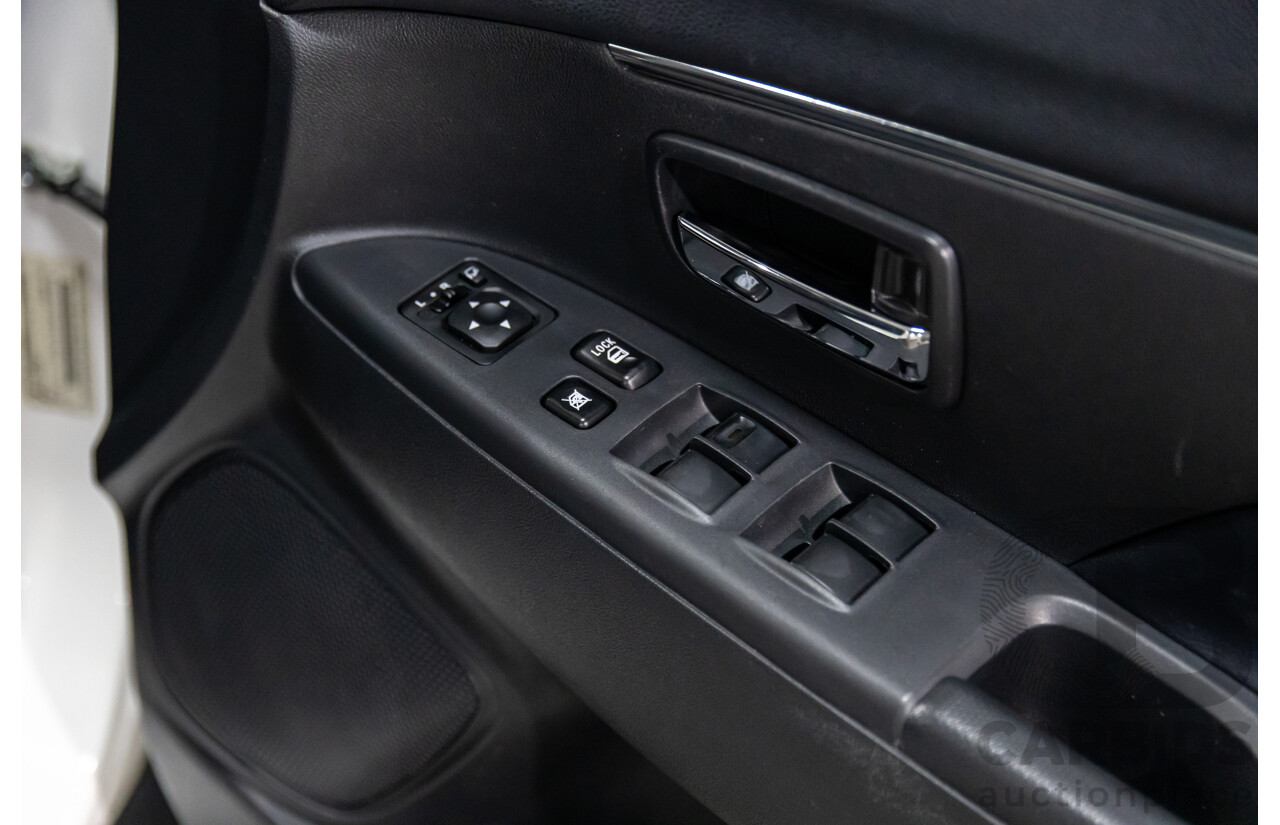 12/2014 Mitsubishi ASX XLS (AWD) XB MY15 4d Wagon Silky White Pearl Turbo Diesel 2.3L