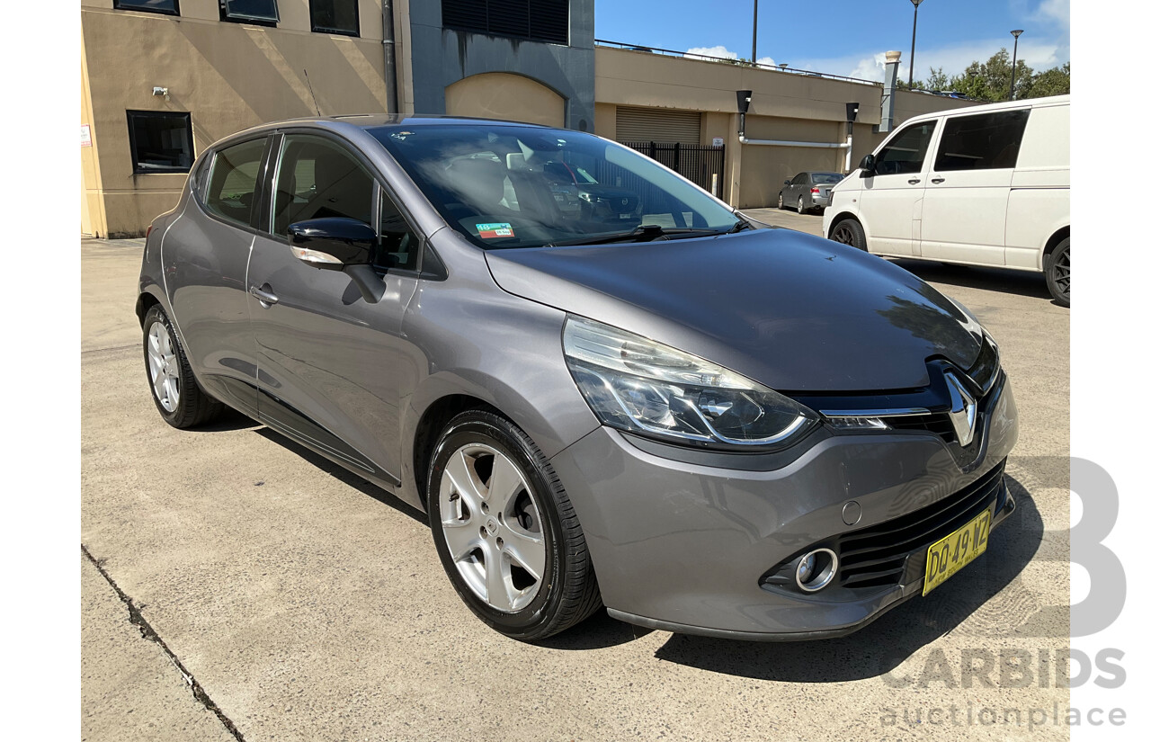 5/2014 Renault Clio Expression X98 5d Hatchback Grey 1.2L