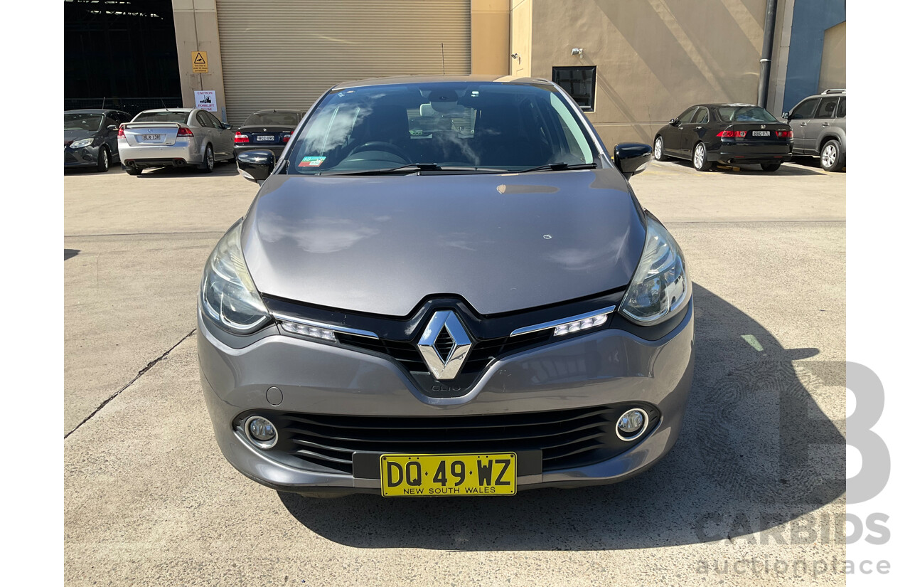 5/2014 Renault Clio Expression X98 5d Hatchback Grey 1.2L