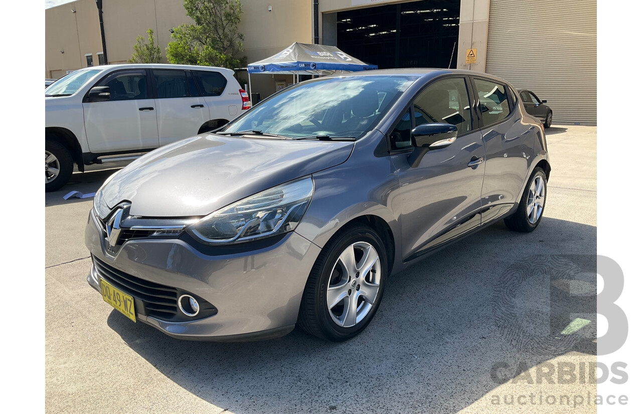 5/2014 Renault Clio Expression X98 5d Hatchback Grey 1.2L
