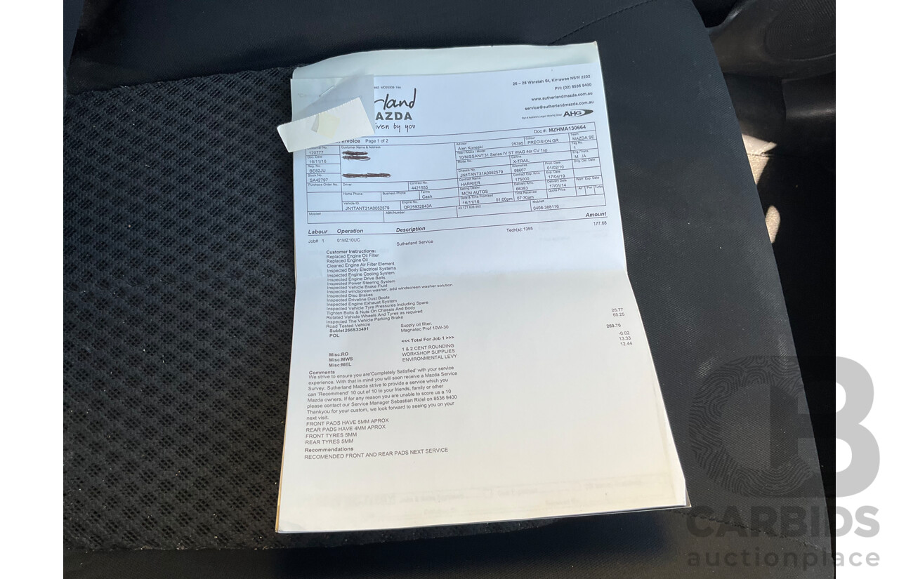 3/2010 Nissan X-Trail ST (4x4) T31 MY10 4d Wagon Grey 2.5L