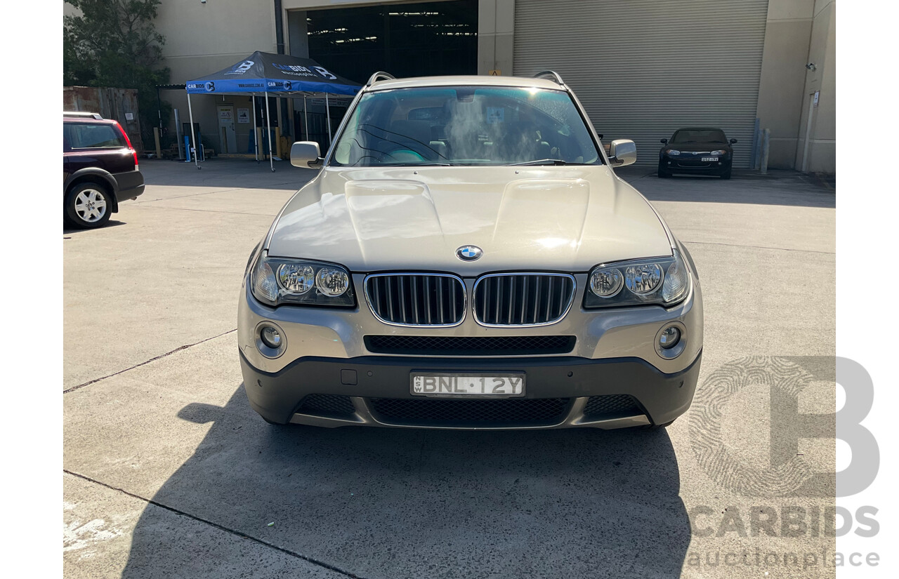 6/2007 BMW X3 3.0si E83 MY07 Automatic Steptronic 4d Wagon Platinum Bronze Metallic 3.0L