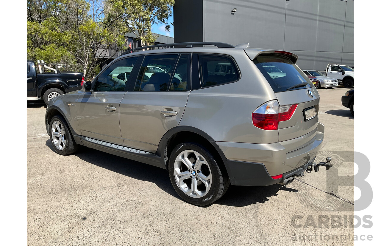 6/2007 BMW X3 3.0si E83 MY07 Automatic Steptronic 4d Wagon Platinum Bronze Metallic 3.0L