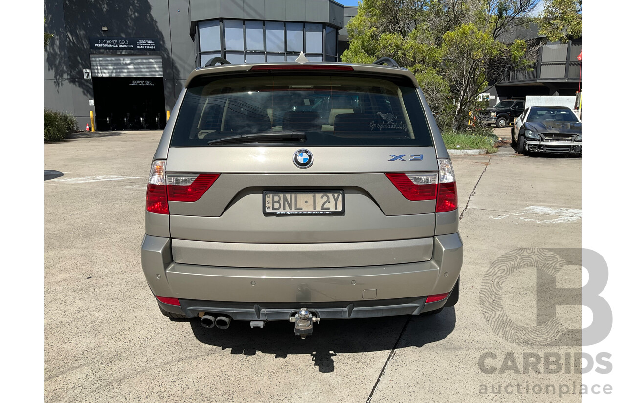 6/2007 BMW X3 3.0si E83 MY07 Automatic Steptronic 4d Wagon Platinum Bronze Metallic 3.0L