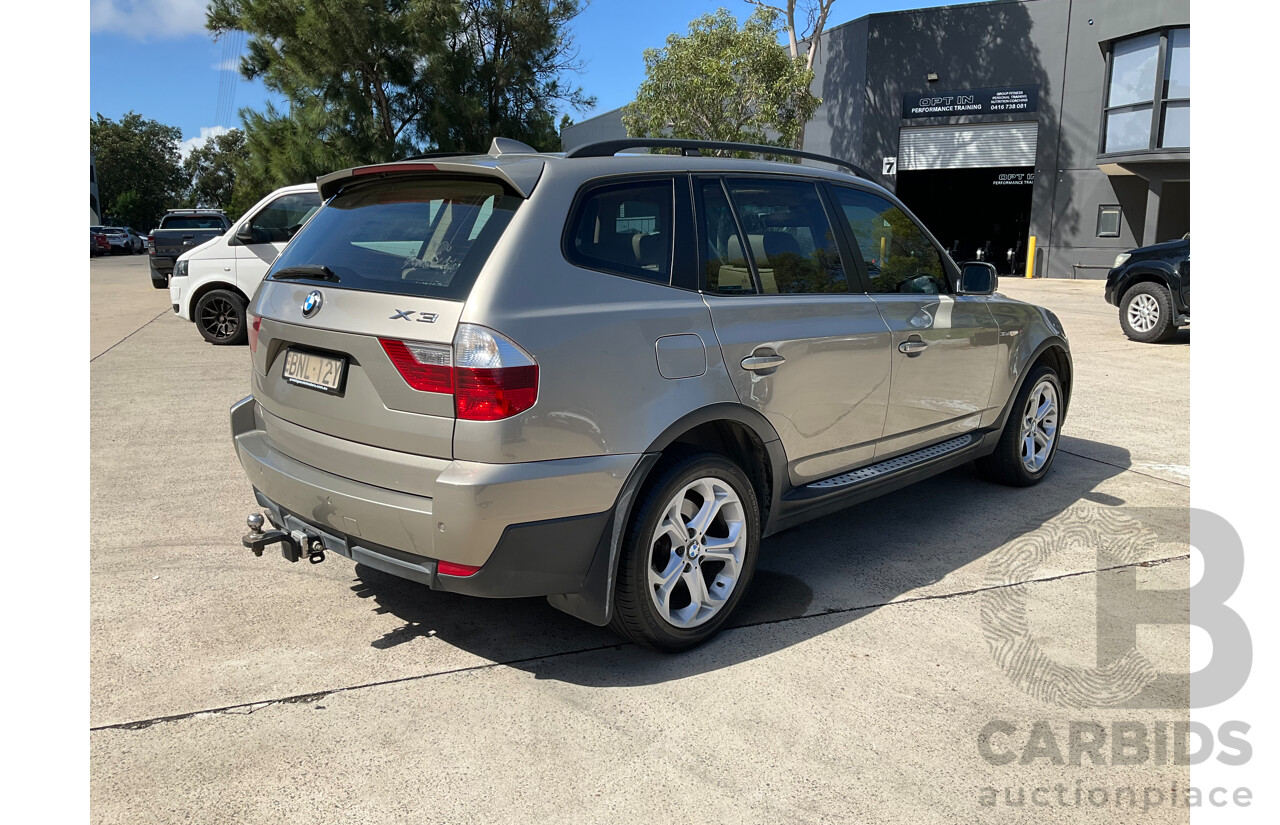 6/2007 BMW X3 3.0si E83 MY07 Automatic Steptronic 4d Wagon Platinum Bronze Metallic 3.0L