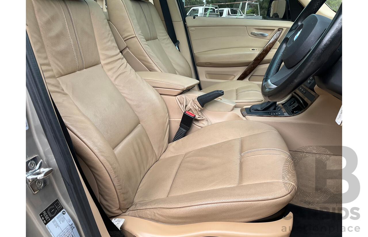 6/2007 BMW X3 3.0si E83 MY07 Automatic Steptronic 4d Wagon Platinum Bronze Metallic 3.0L