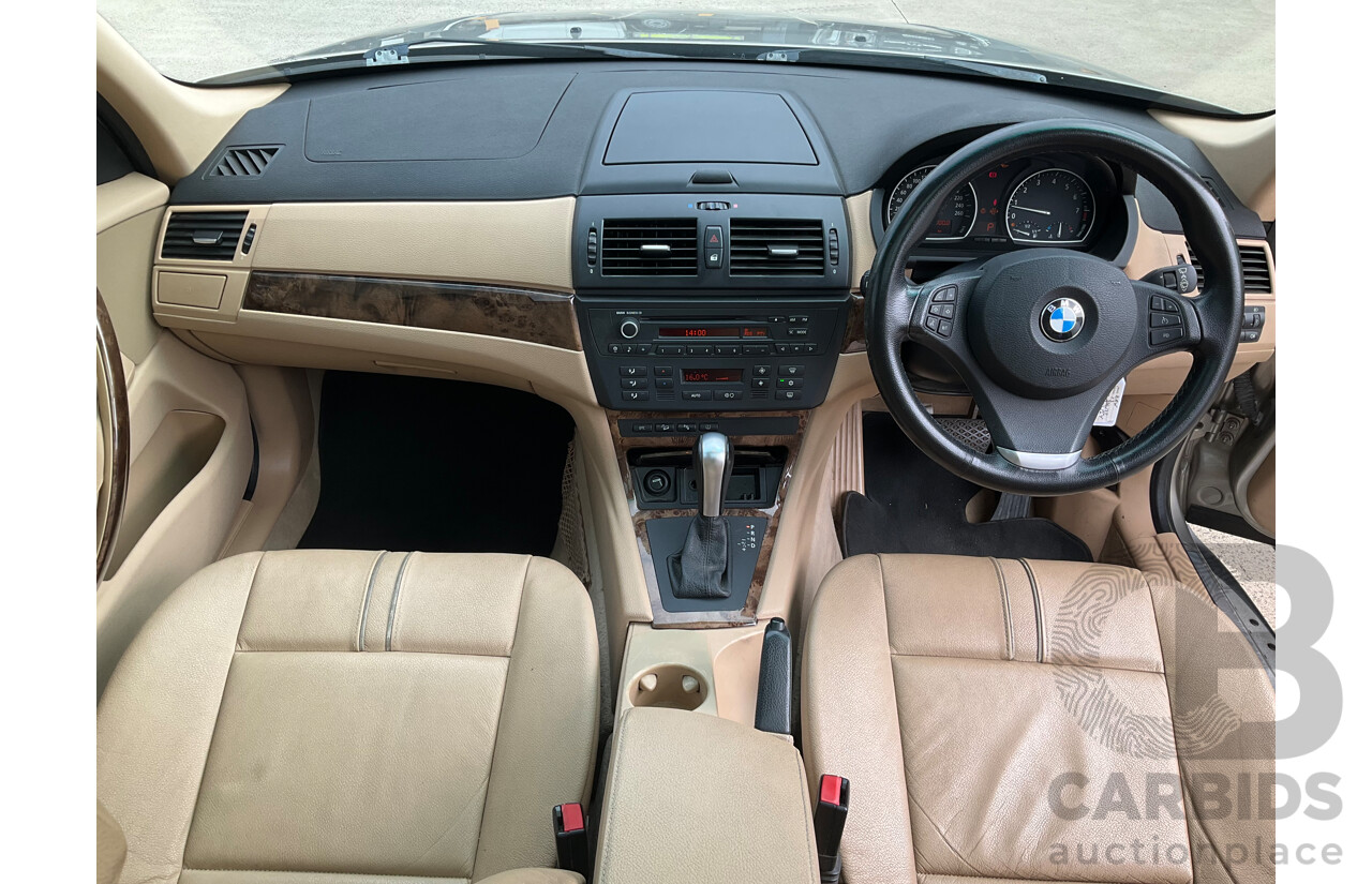6/2007 BMW X3 3.0si E83 MY07 Automatic Steptronic 4d Wagon Platinum Bronze Metallic 3.0L