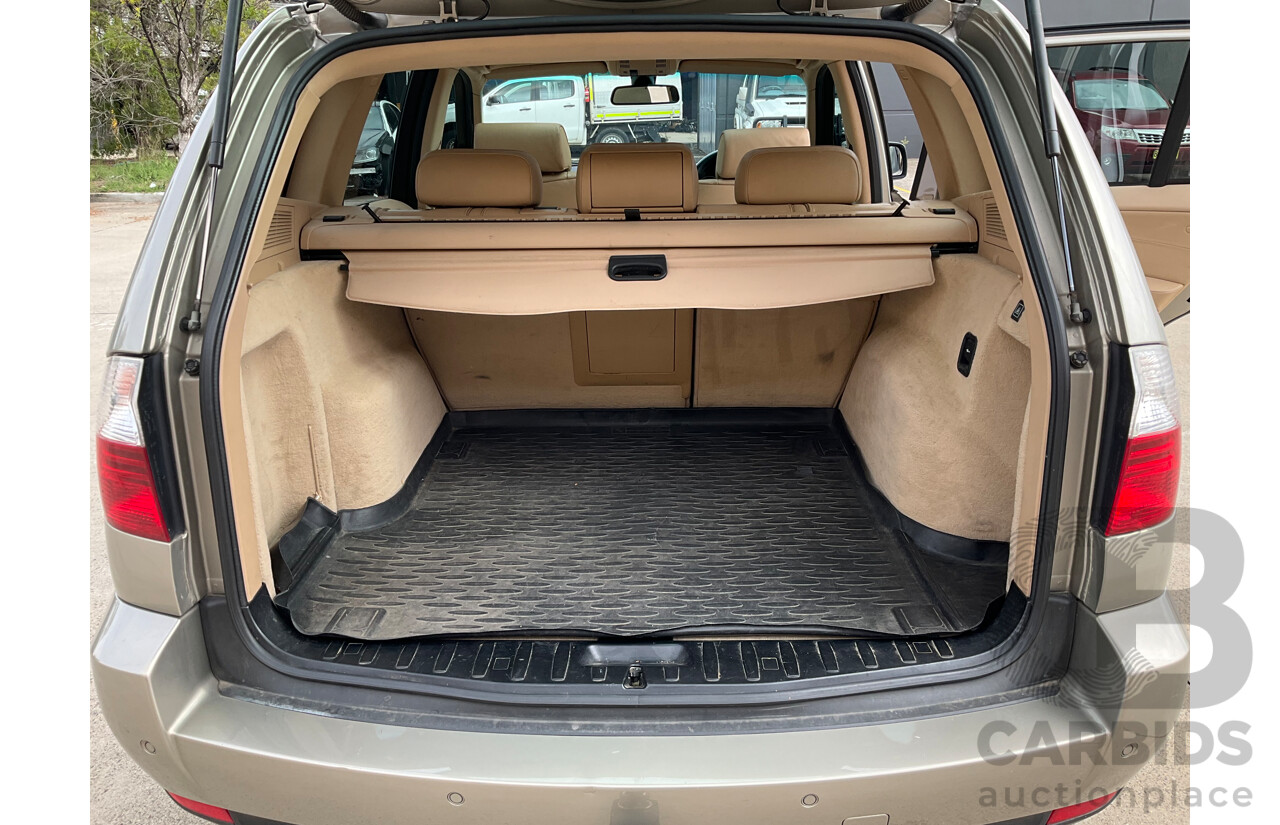 6/2007 BMW X3 3.0si E83 MY07 Automatic Steptronic 4d Wagon Platinum Bronze Metallic 3.0L