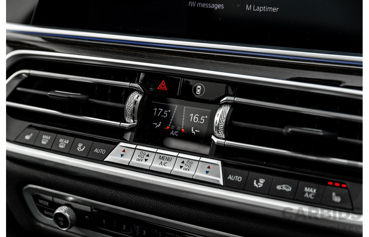 02/2021 Bmw X5 M50i (AWD) G05 MY21 4d Wagon Carbon Black Metallic Twin Turbo V8 4.4L