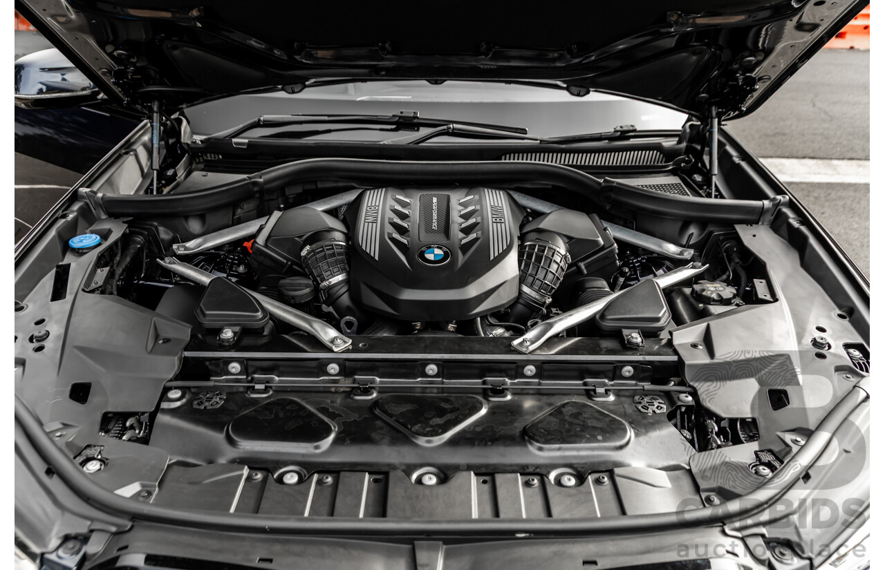 02/2021 Bmw X5 M50i (AWD) G05 MY21 4d Wagon Carbon Black Metallic Twin Turbo V8 4.4L