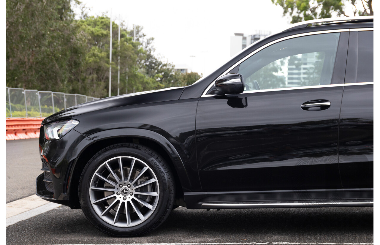 12/2019 Mercedes Benz GLE400d 4Matic (AWD) V167 MY20 4d Wagon Obsidian Black Metallic Twin Turbo Diesel V6 2.9L - 7 Seater
