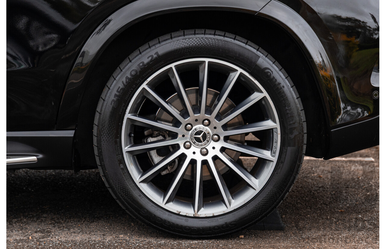 12/2019 Mercedes Benz GLE400d 4Matic (AWD) V167 MY20 4d Wagon Obsidian Black Metallic Twin Turbo Diesel V6 2.9L - 7 Seater