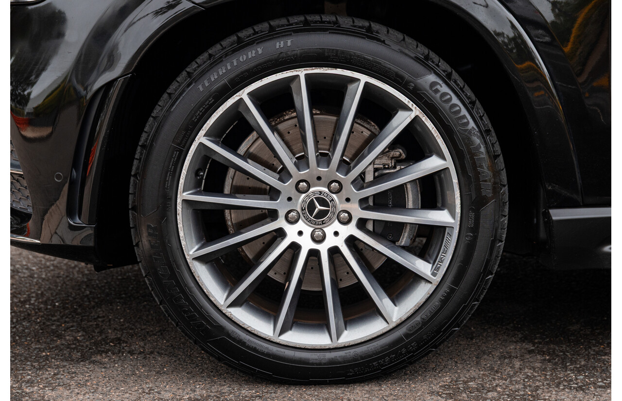 12/2019 Mercedes Benz GLE400d 4Matic (AWD) V167 MY20 4d Wagon Obsidian Black Metallic Twin Turbo Diesel V6 2.9L - 7 Seater