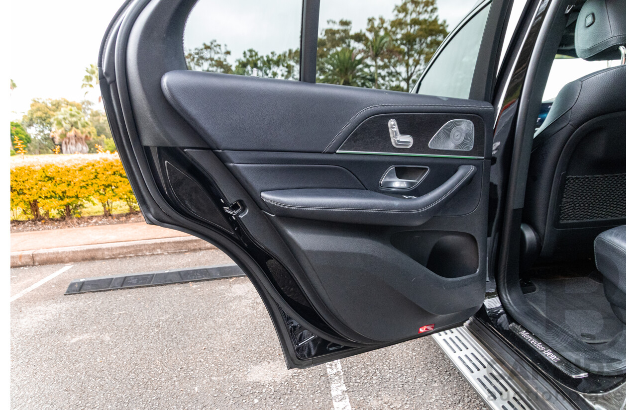12/2019 Mercedes Benz GLE400d 4Matic (AWD) V167 MY20 4d Wagon Obsidian Black Metallic Twin Turbo Diesel V6 2.9L - 7 Seater