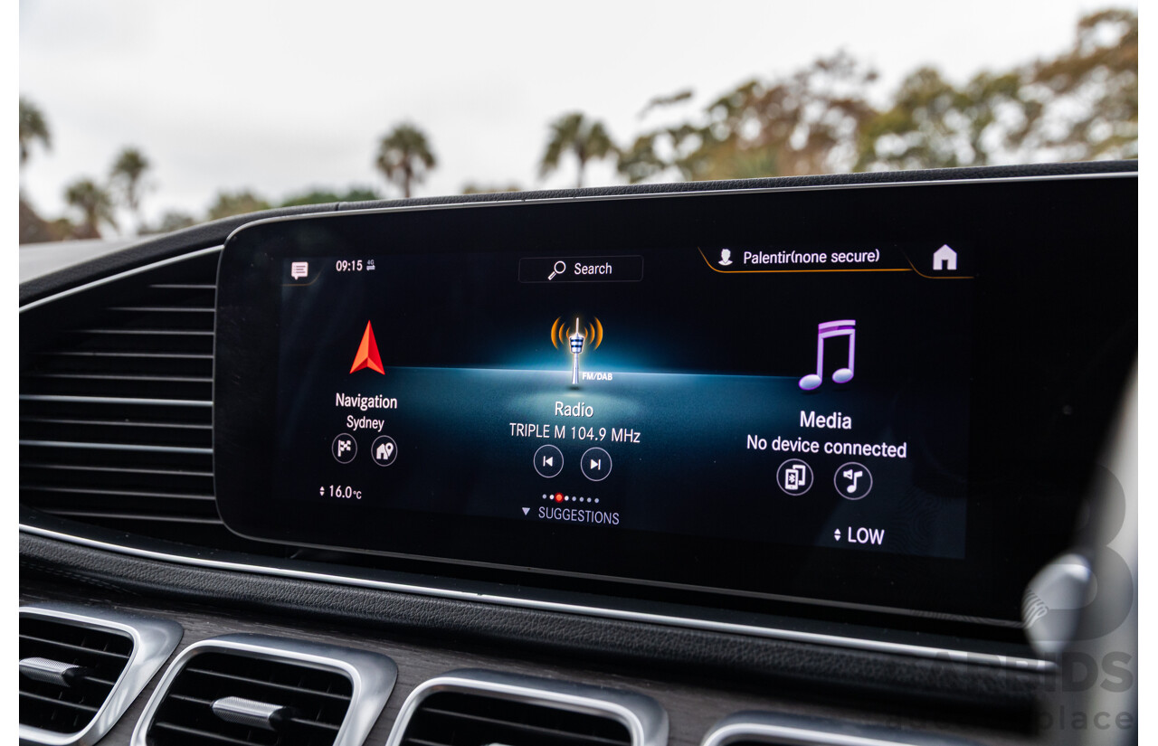 12/2019 Mercedes Benz GLE400d 4Matic (AWD) V167 MY20 4d Wagon Obsidian Black Metallic Twin Turbo Diesel V6 2.9L - 7 Seater