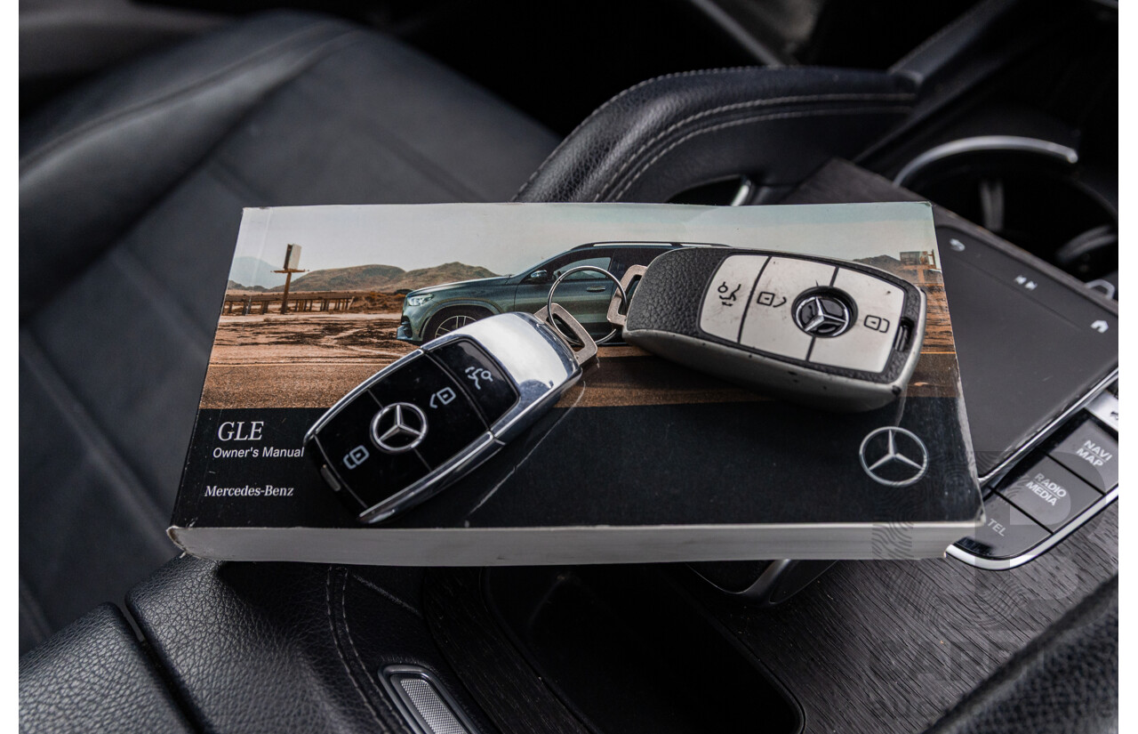 12/2019 Mercedes Benz GLE400d 4Matic (AWD) V167 MY20 4d Wagon Obsidian Black Metallic Twin Turbo Diesel V6 2.9L - 7 Seater