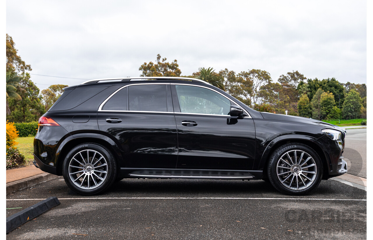12/2019 Mercedes Benz GLE400d 4Matic (AWD) V167 MY20 4d Wagon Obsidian Black Metallic Twin Turbo Diesel V6 2.9L - 7 Seater