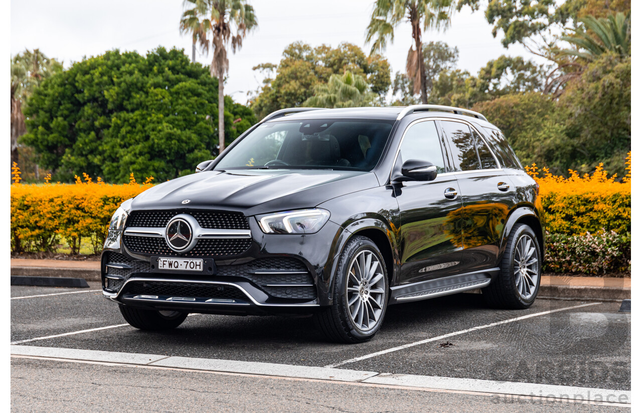 12/2019 Mercedes Benz GLE400d 4Matic (AWD) V167 MY20 4d Wagon Obsidian Black Metallic Twin Turbo Diesel V6 2.9L - 7 Seater