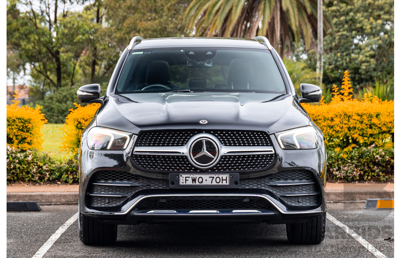 12/2019 Mercedes Benz GLE400d 4Matic (AWD) V167 MY20 4d Wagon Obsidian Black Metallic Twin Turbo Diesel V6 2.9L - 7 Seater