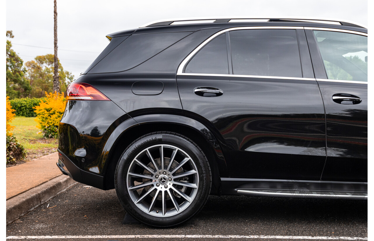 12/2019 Mercedes Benz GLE400d 4Matic (AWD) V167 MY20 4d Wagon Obsidian Black Metallic Twin Turbo Diesel V6 2.9L - 7 Seater