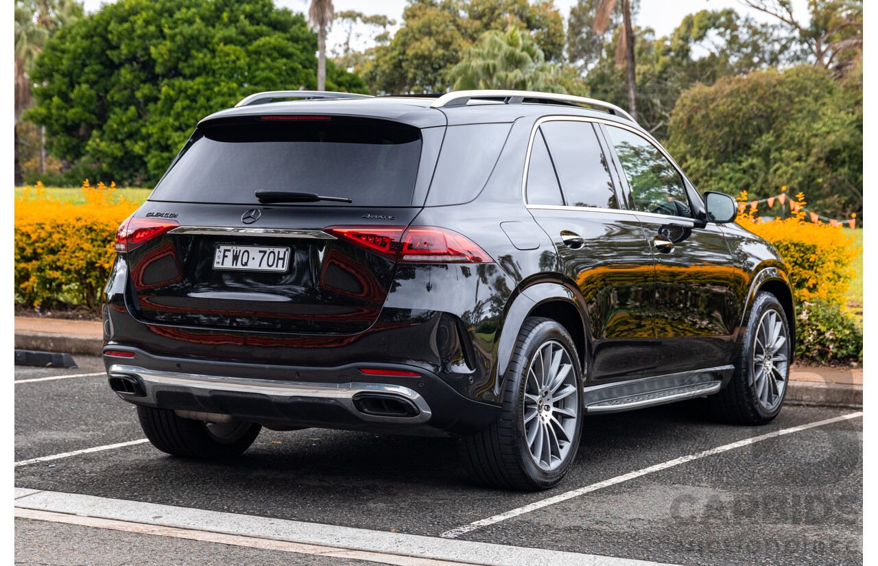 12/2019 Mercedes Benz GLE400d 4Matic (AWD) V167 MY20 4d Wagon Obsidian Black Metallic Twin Turbo Diesel V6 2.9L - 7 Seater